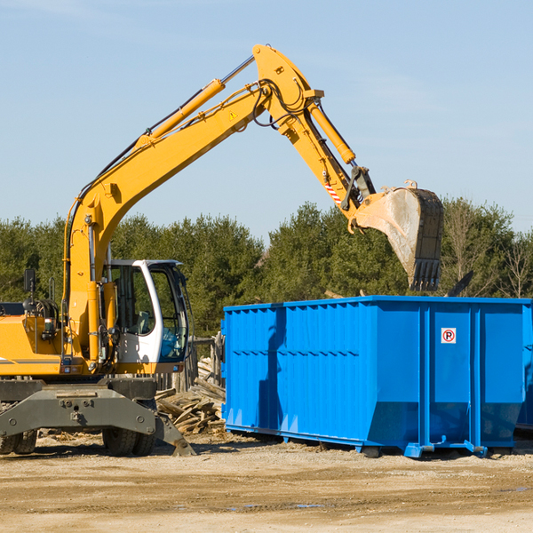 can i rent a residential dumpster for a construction project in Hannaford ND